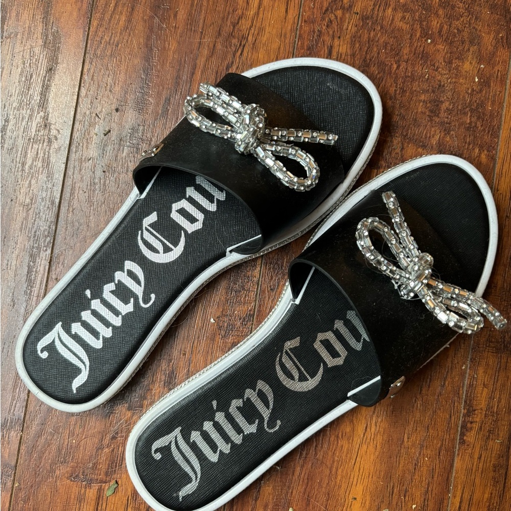 Juicy couture bow slides